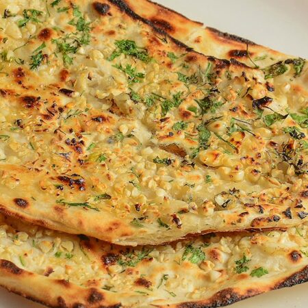 Garlic Naan with Butter